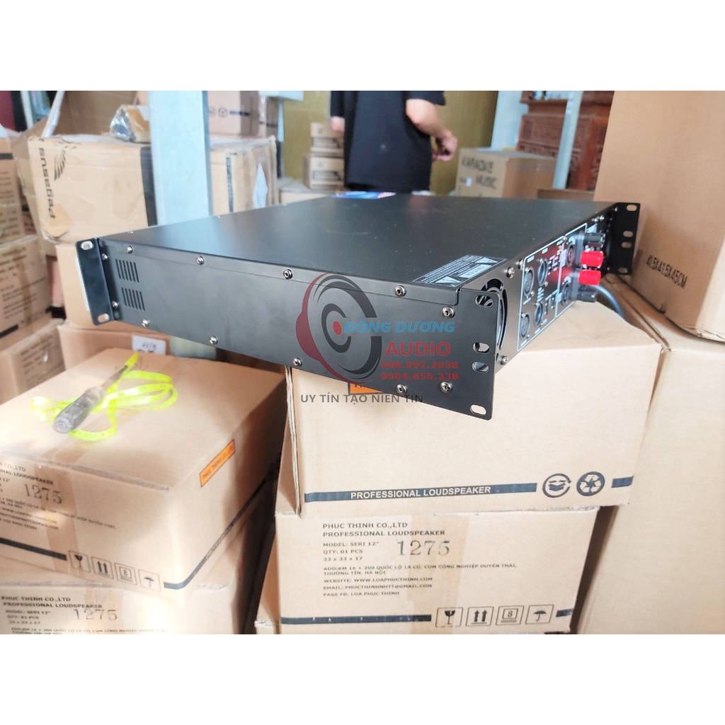 CỤC ĐẨY GIA ĐÌNH NEX AUCOUSTIC PN550 - 20 SÒ 2 KÊNH - ĐẨY CÔNG SUẤT 20 SÒ - CỤC ĐẨY 2 KÊNH