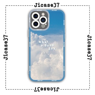 Ốp lưng iphone và samsung xiaomi oppo cạnh vuông Jicase What a good day