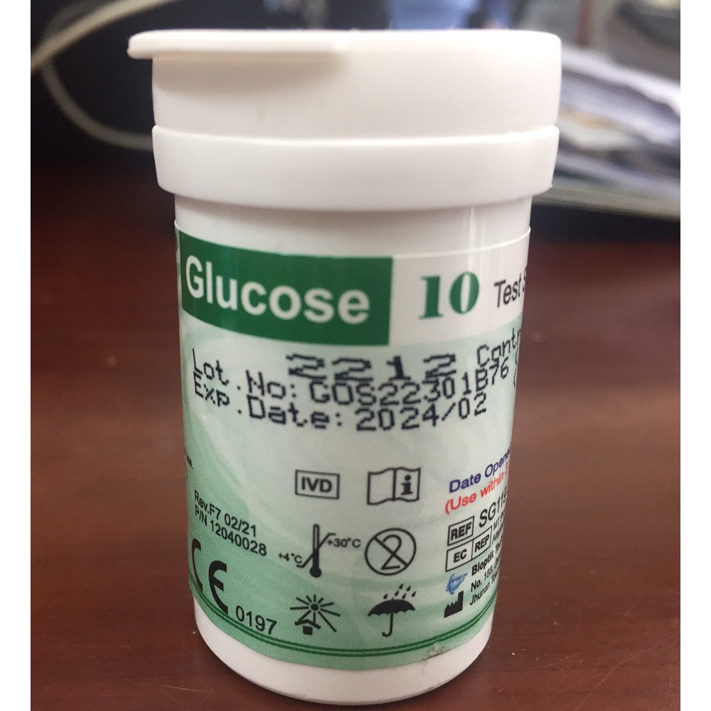 Que thử glucose / Axit Uric / Cholesterol  của máy Easy Touch