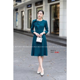 Váy liền phối nơ BV341
