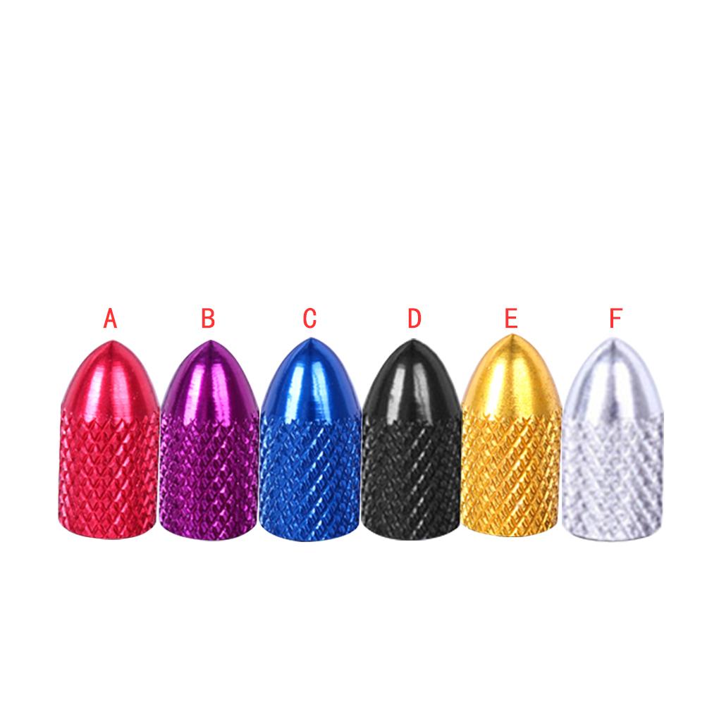 Set 2 Nắp Van Bánh Xe Đạp Chống Bụi Chống Nước Nhiều Màu Chuyên Nghiệp