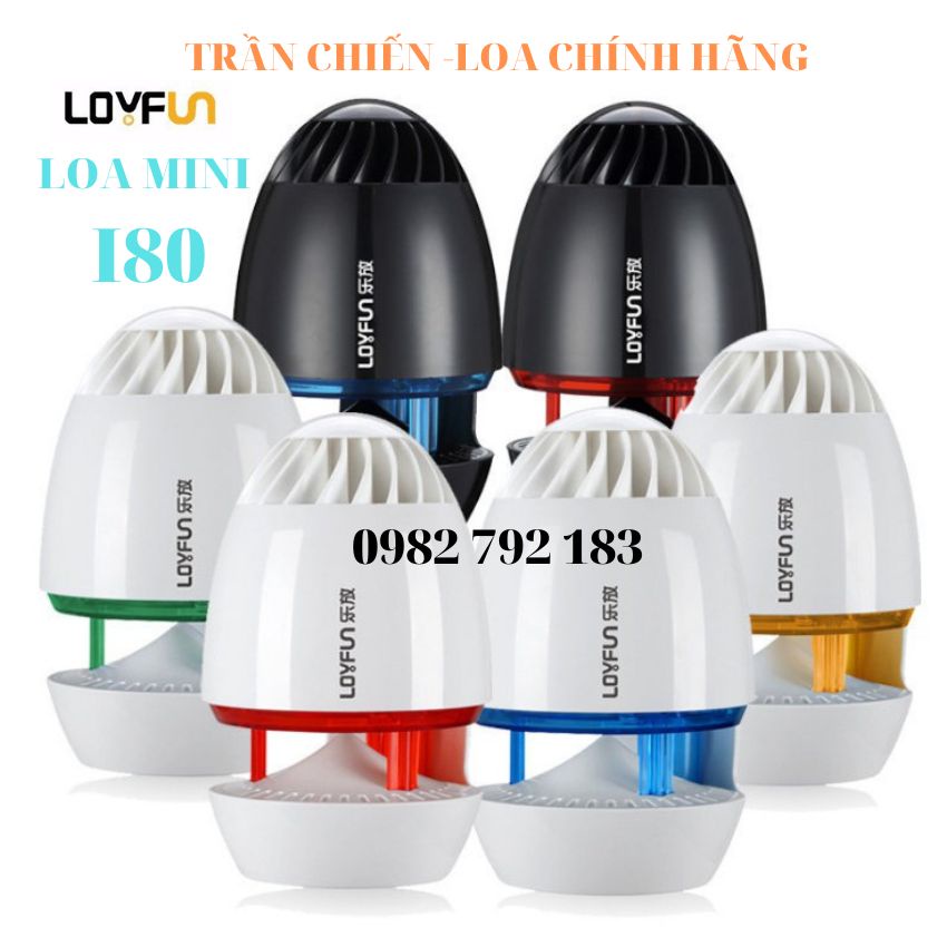 Loa Máy Tính Di Động Mini Loyfun i80 ,Vi tính speaker Led 7 Màu