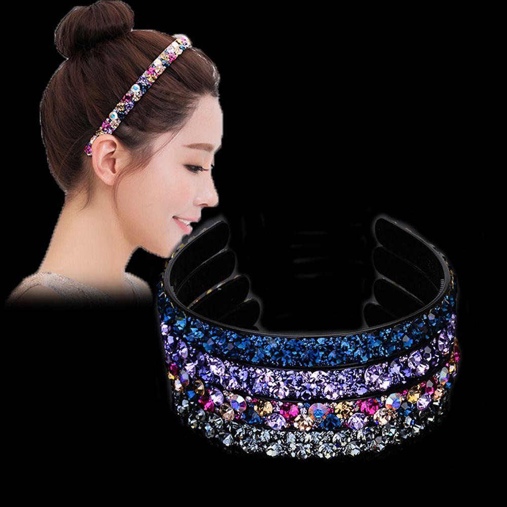 ANEMONE Băng Đô Cài Tóc Rửa Mặt / Trang Điểm Chống Trượt Phong Cách Baroque Ngọt Ngào Thích Hợp Làm Quà Tặng