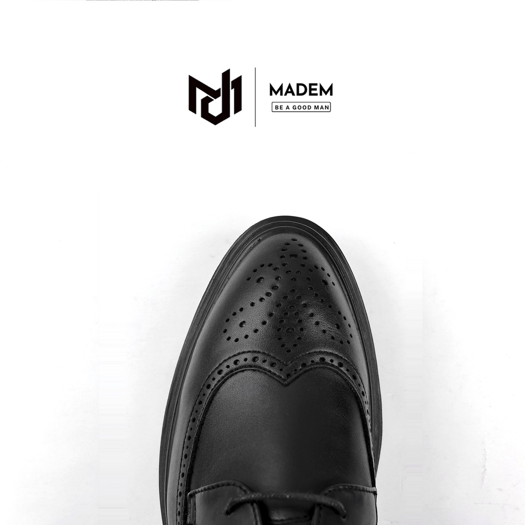 Giày da nam MADEM cổ thấp LN6 da bò Nappa hơi hướng cổ điển - Full box bảo hành 12 tháng