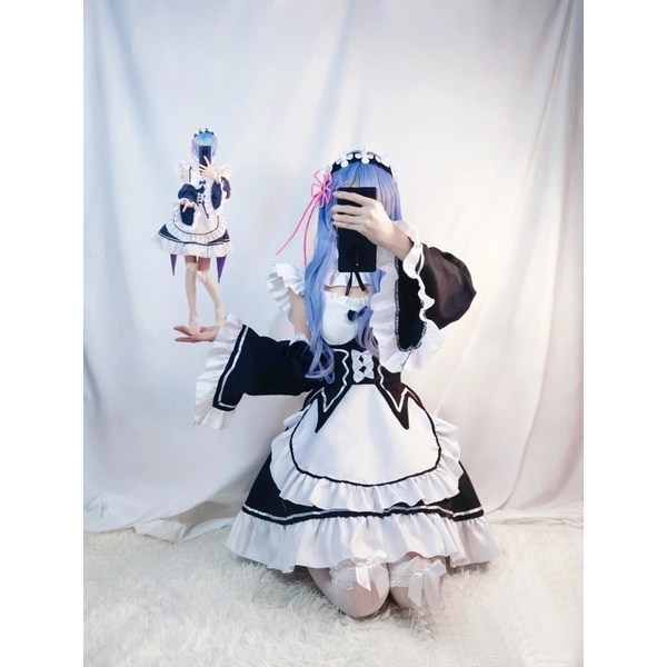 Sẵn Trang phục cosplay nhân vật ram/rem | BigBuy360 - bigbuy360.vn