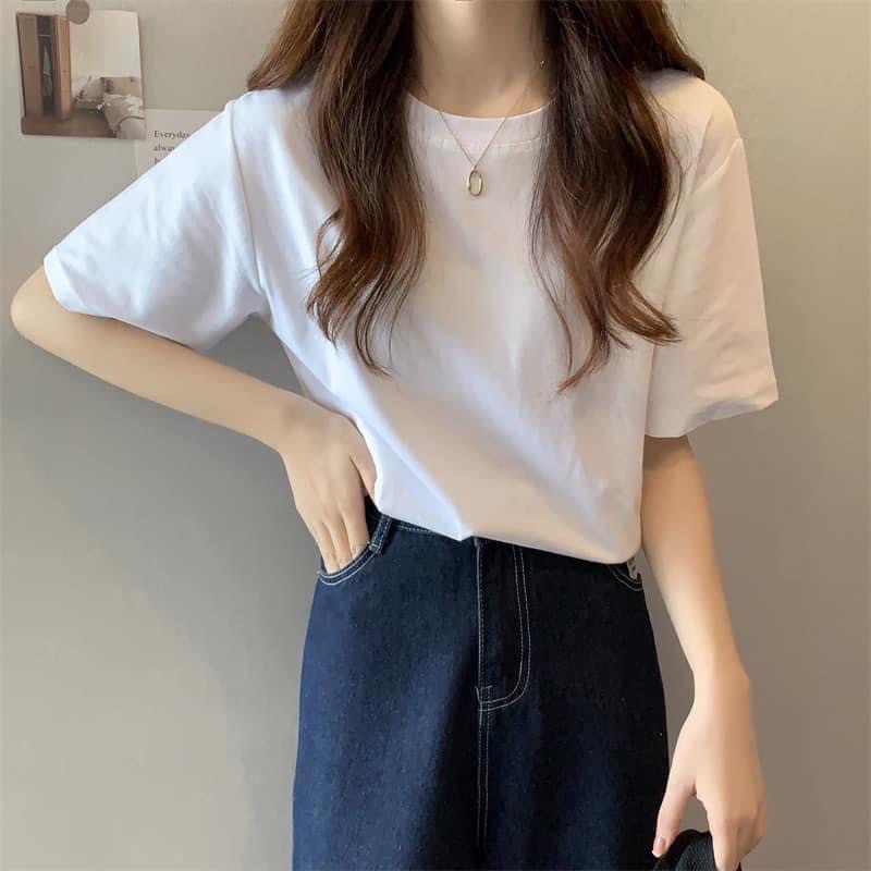 Áo thun trơn cotton