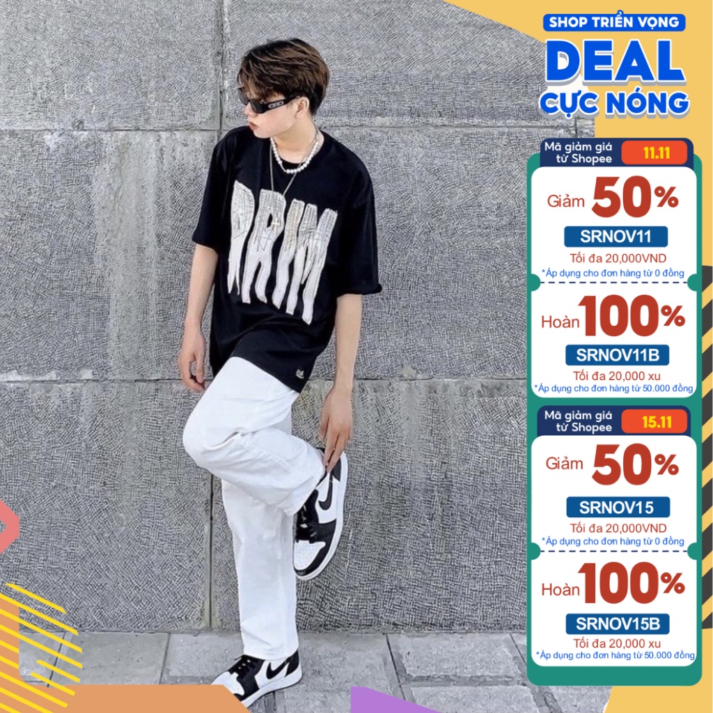 Quần Bò Nam Ống Xuông Trắng, Quần Jeans Trắng Rách Ống Rộng Vải Cao Cấp Không Bay Màu BaHuy Store