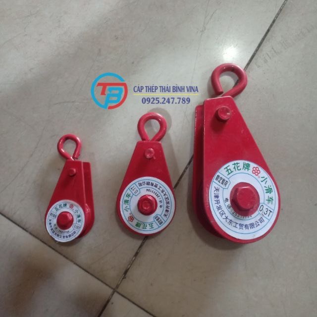 Ròng rọc SẮT - INOX nhiều loại CÁP THÉP SÀI GÒN
