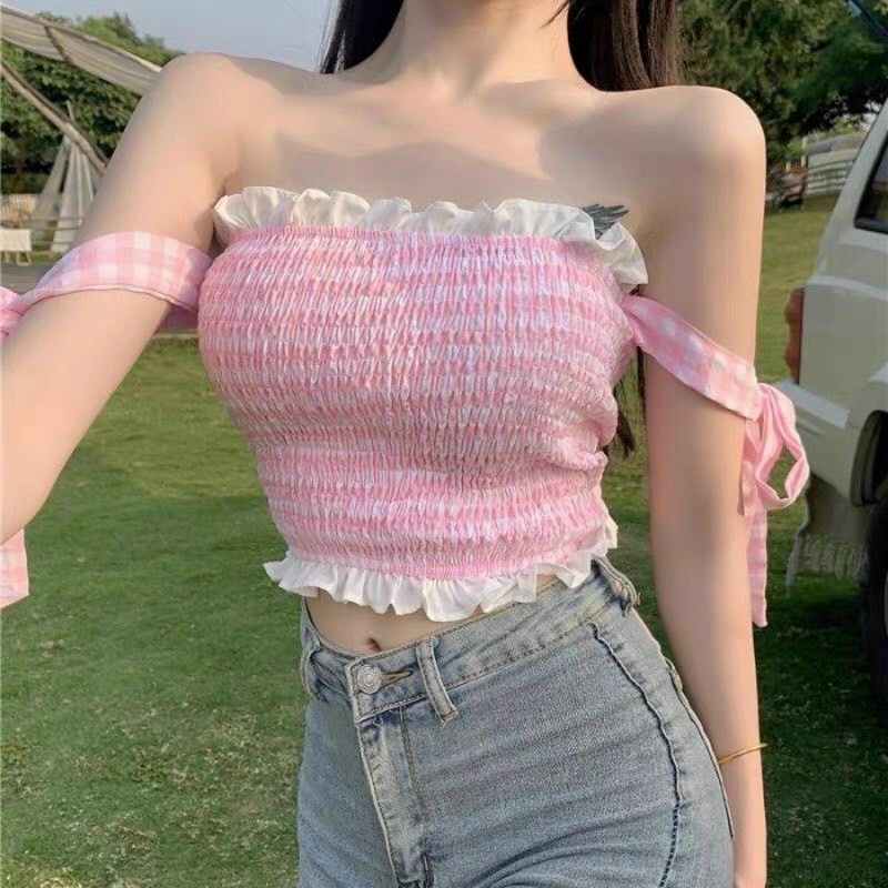 ÁO NHÚN CARO CỘT DÂY