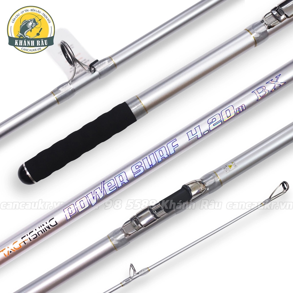 Cần 3 Đốt TAG FISHING Power Surf 4m20 AX - BX