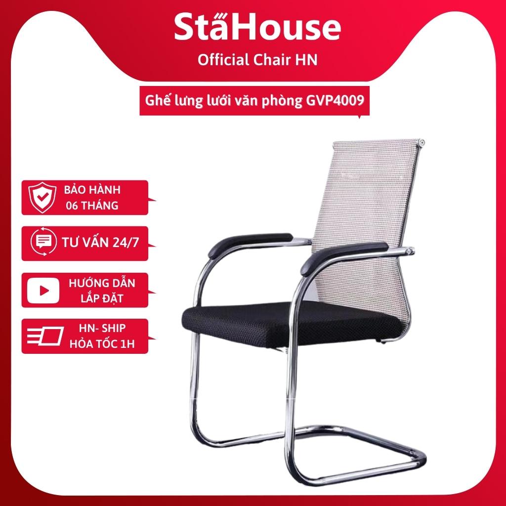 Ghế Chân Quỳ Lưng Lưới Đệm Êm Khung Chắc Chắn VP4009, Ghế văn phòng Stahouse Official Chair HN
