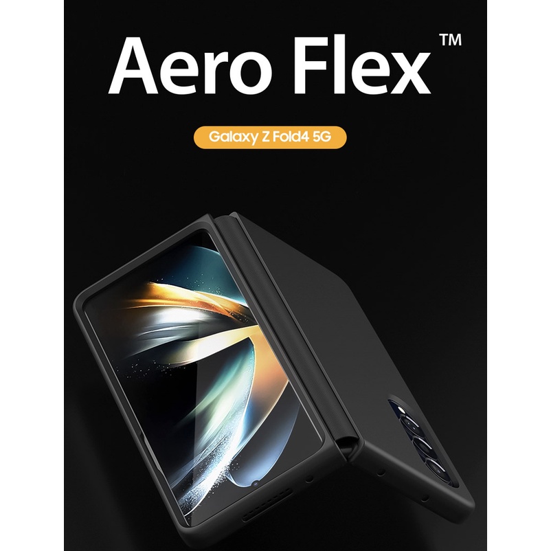 Ốp Điện Thoại tpu + pc Màu Xanh Lá Cho Galaxy Z Fold 4 Aero