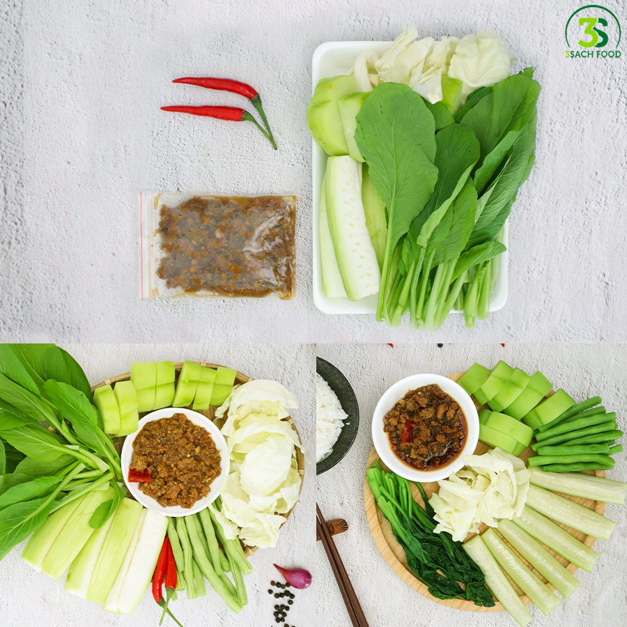 Rau Củ Thập Cẩm Kho Quẹt