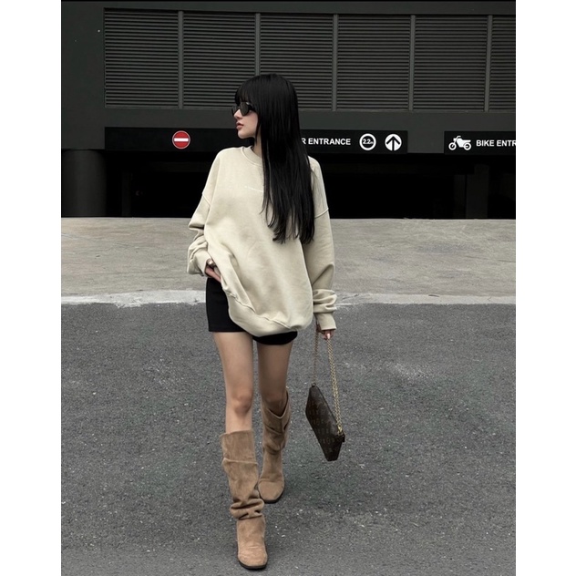 ÁO NỈ DÀI TAY THEFLUSH TFL GENEROSITY SWEATER