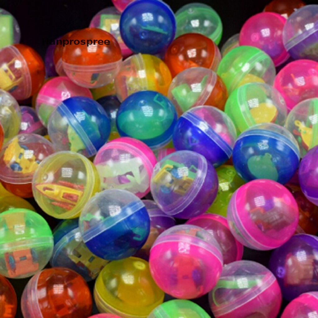 Hanprospree &gt; Set 10 Viên Nén Bóng Nhựa Đồ Chơi 45mm Với Nhiều Loại Khác Nhau