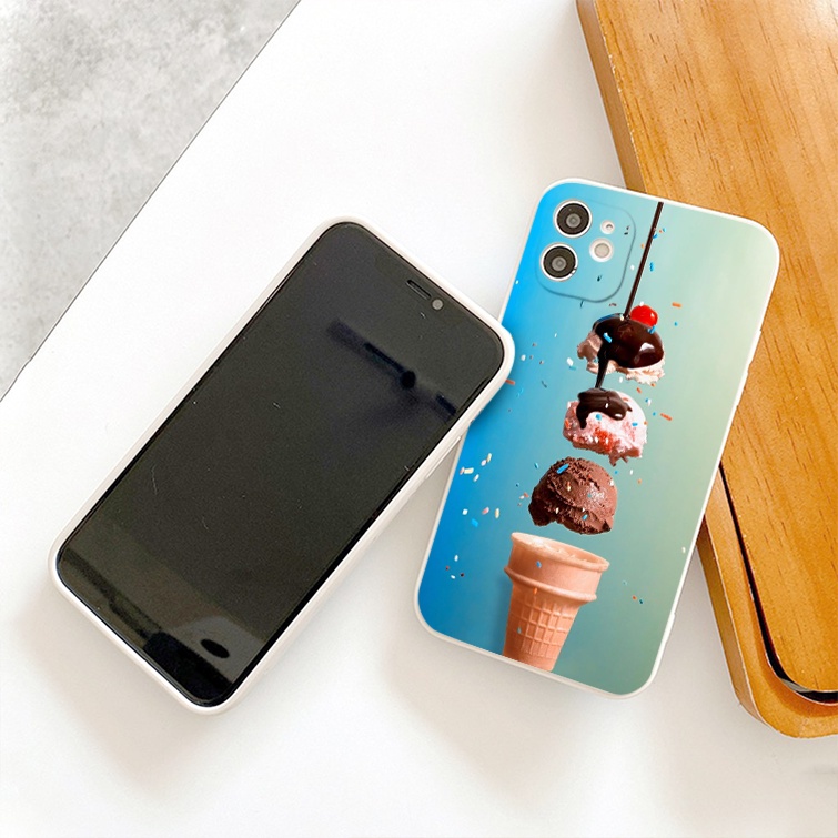 Ốp iphone Bing Chiling kẹo ngọt cạnh vuông BVC cho 6/6plus/6s/6splus/7/7plus/8/8plus/x/xrxs/11/12/13/pro/max/plus/promax