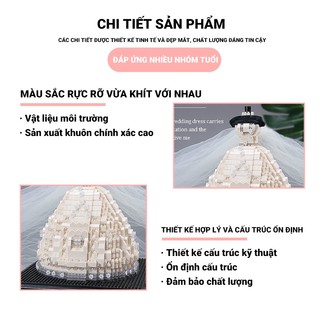 Bộ Đồ Chơi Lắp Ráp Hình Đầm Cưới