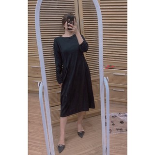 60-80KG Váy bigsize 3 khuy sườn chất bozip BASIC mà gọn dáng