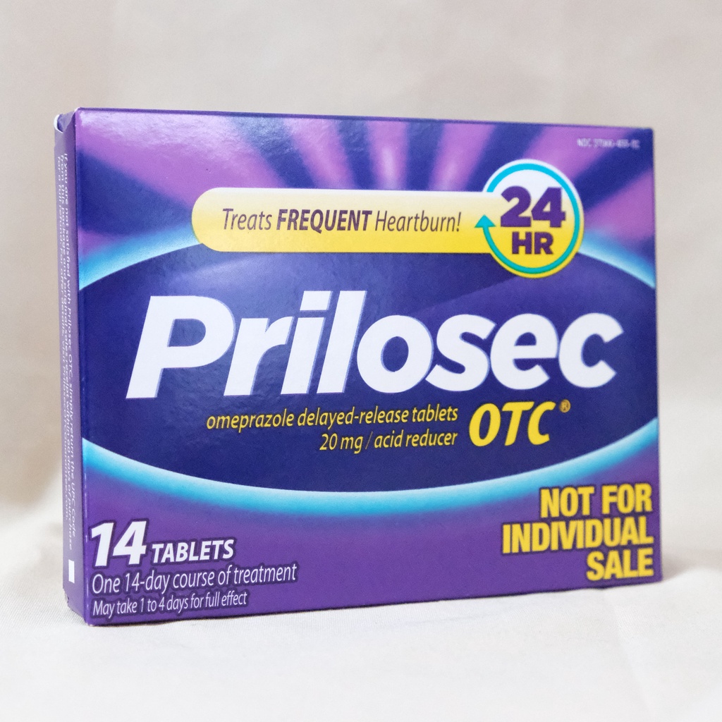Viên Uống Giảm Đau Dạ Dày PRILOSEC OTC 20mg - 14 viên -  chính hãng Mỹ