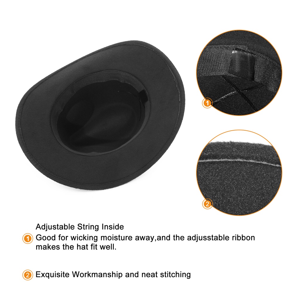 Mũ cowboy thời trang phong cách Fedro cổ điển cho nam