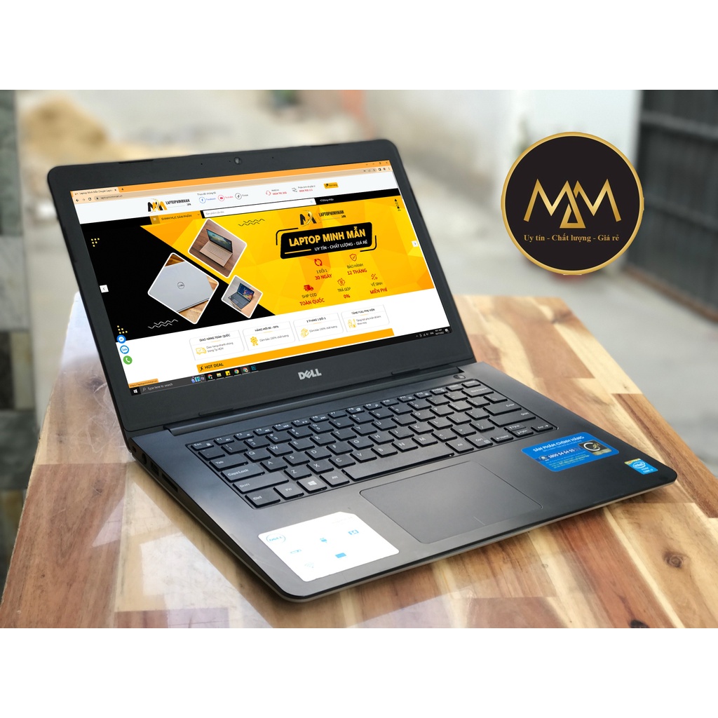 Laptop Dell Inspiron 5447 i5 4210U/ 8G/ SSD/ 14inch/ Vỏ Nhôm/ Màu Bạc/ Giá rẻ