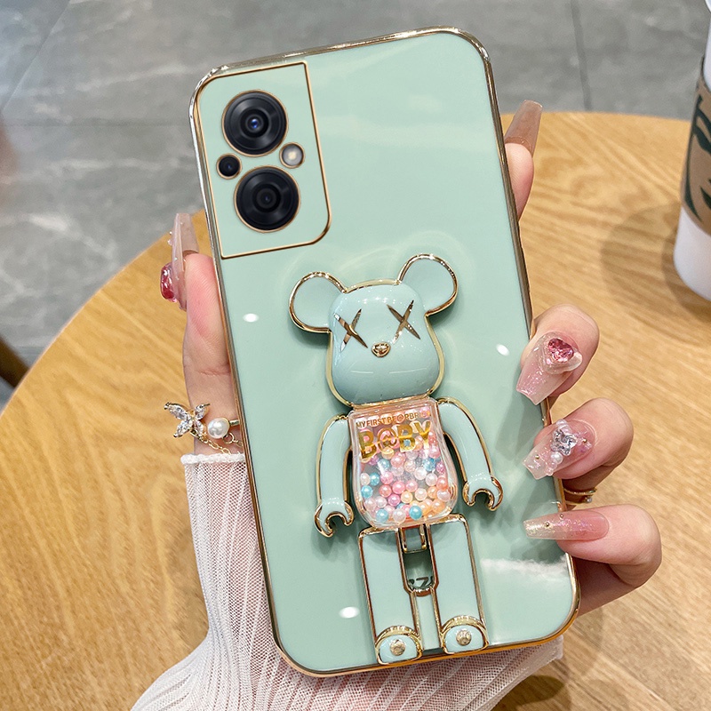 Ốp lưng OPPO RENO 8Z 5g RENO 8 Z 5g Reno8 Z 5g Ốp Điện Thoại Silicon Chống Sốc Mạ Điện DDTGZJ01 Cho OPPO RENO 8Z 5g RENO 8 Z 5g Reno8 Z 5g viền vuông cute