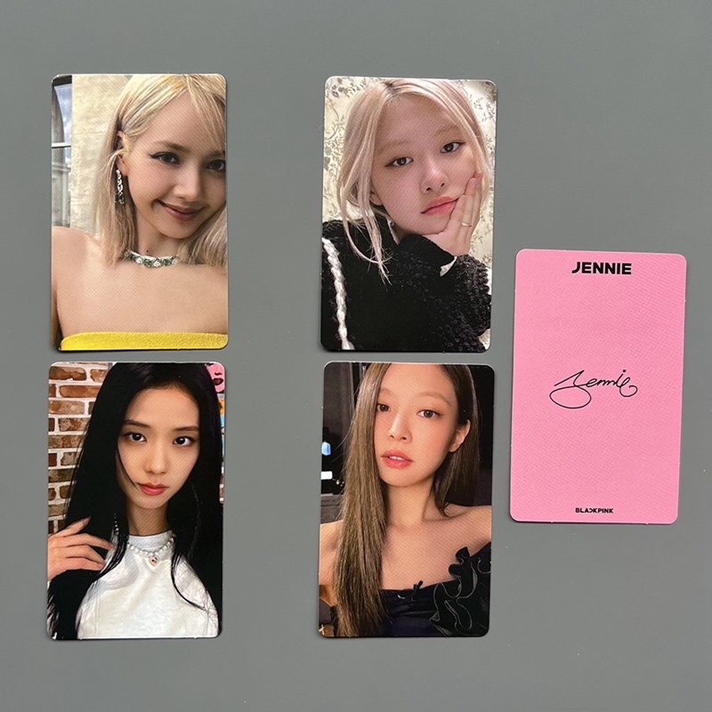 Set 4 Thẻ Hình Nhóm Nhạc BLACKPINK Kỉ Niệm Lần Thứ 6