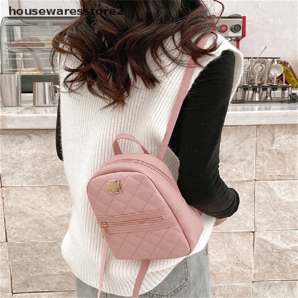 Ba Lô Da PU Mini Đa Năng Đựng Điện Thoại [Cửa Hàng 2] Cho Nữ