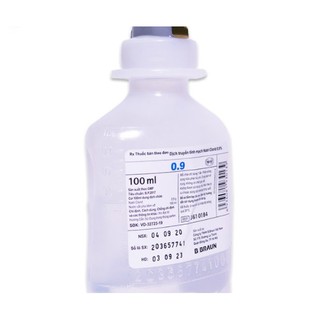 Muối truyền braun natri clorid 0,9% 100ml/500ml