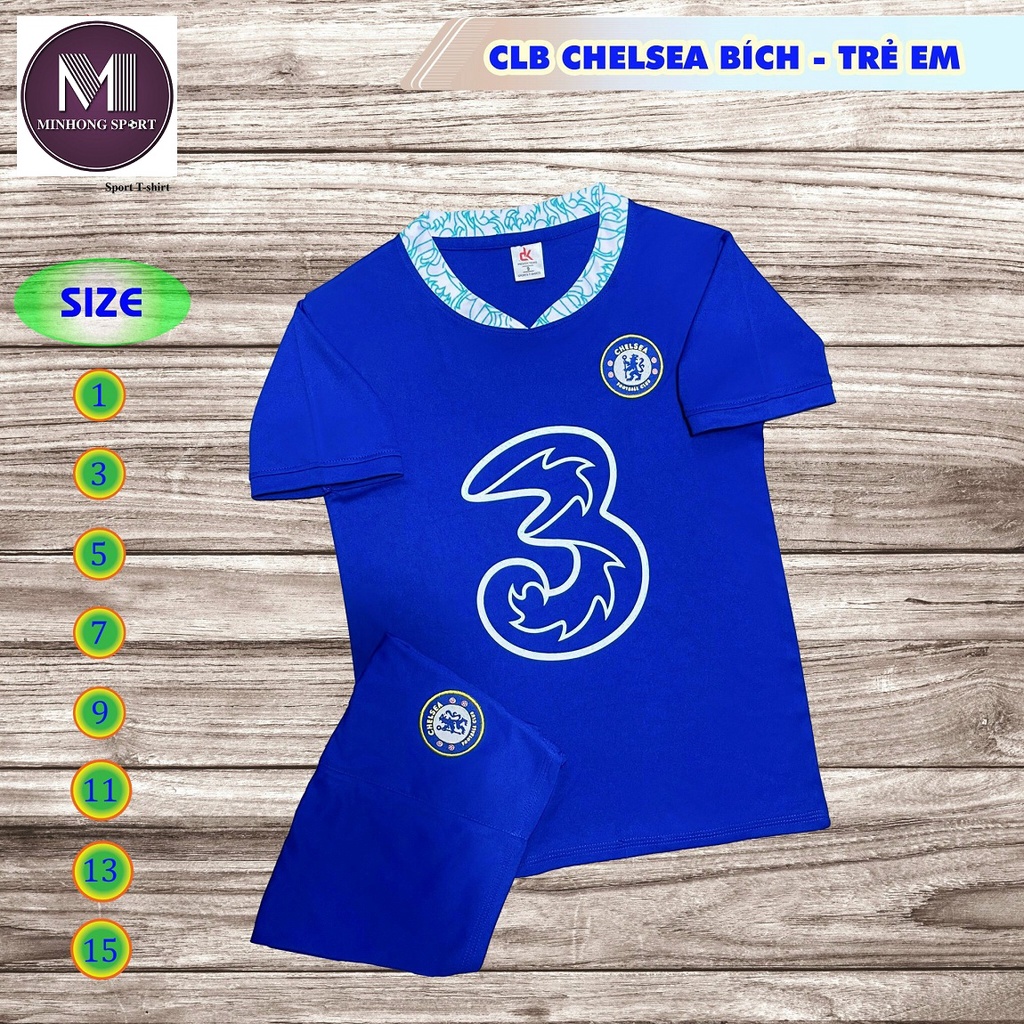 Bộ Quần Áo Bóng.Đá Trẻ Em – CLB Chelsea