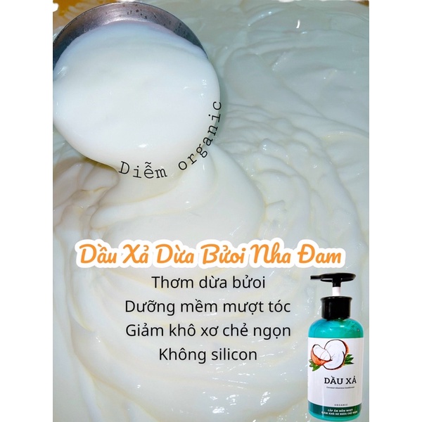 Dầu Xã Dừa Bưởi  KHÔNG SILICON, Mượt tóc, Phục hồi tóc khô xơ, hư tổn, Bóng Khoẻ sau uốn, nhuộm | BigBuy360 - bigbuy360.vn