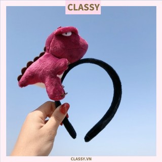 Cài tóc, băng đô, bờm tóc khủng long Classy  mặt cau có cute ngộ nghĩnh