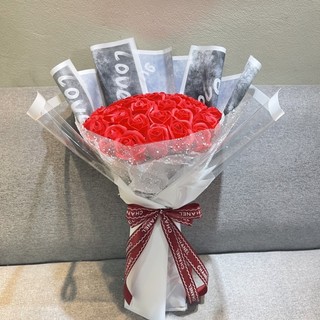 Hoa sáp thơm bó 35 bông siêu sang chảnh 😍😍❤️❤️