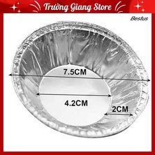 Combo 100 Bát Bạc Nướng Hàu, Bánh, Trứng An Toàn Tiện Lợi