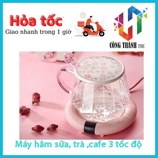 Đế Hâm Nóng Cốc Nước/Sữa/Cà Phê/Trà 3 Tốc Độ Tiện Dụng Cho Dân Văn Phòng BH 6 Tháng 1 đổi 1 trong 7 ngày- CHÍNH HÃNG