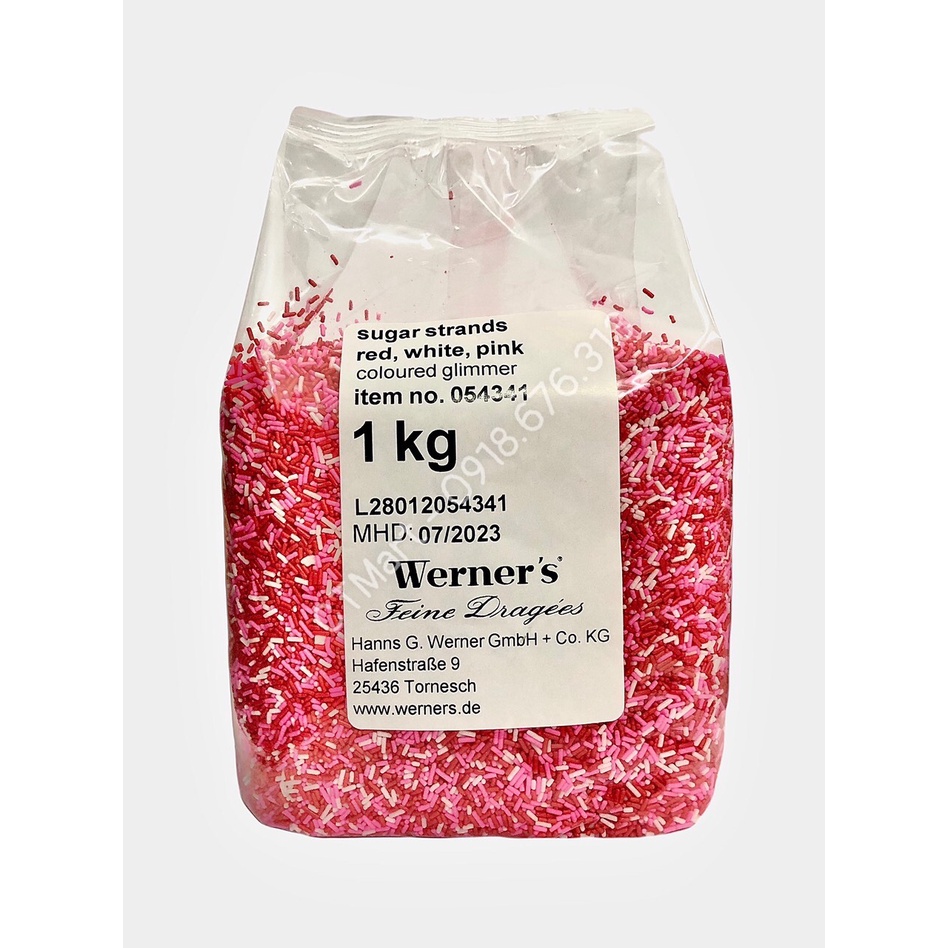 Cốm Werner trang trí bánh 100gr