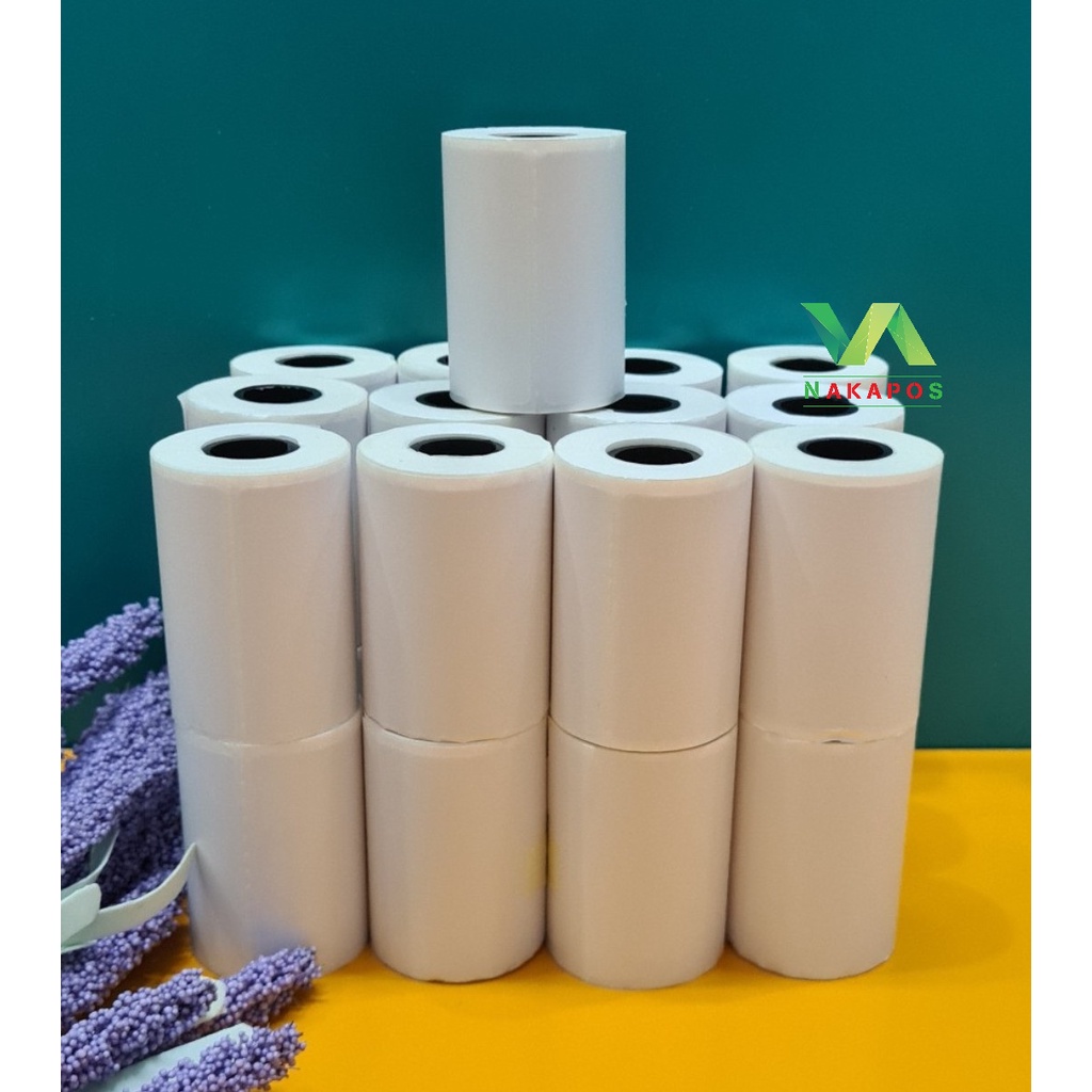 Tem 50x30 cho máy in bluetooth mini cầm tay 5X3 ,máy in con mèo, máy Peripage , máy PT210...