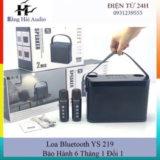 Loa bluetooth hát Karaoke Ys 219 kèm 2 mic