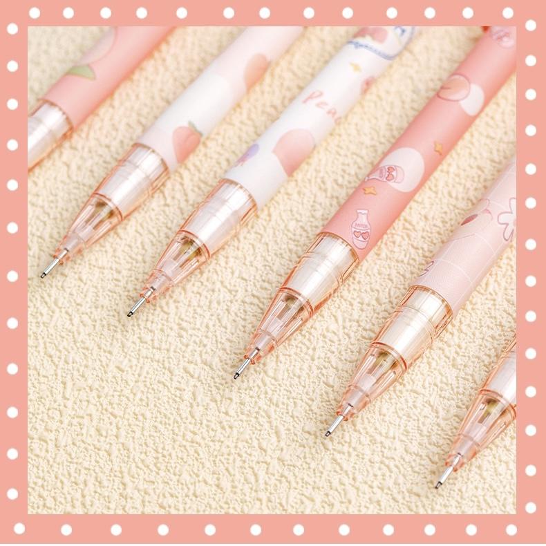 Bút chì ngòi kim 2B  trái đào dễ thương cute dành cho mọi lứa tuổi
