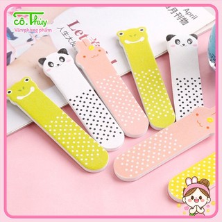 Combo 5 Dũa Móng Tay Mini Cute Hình Thú