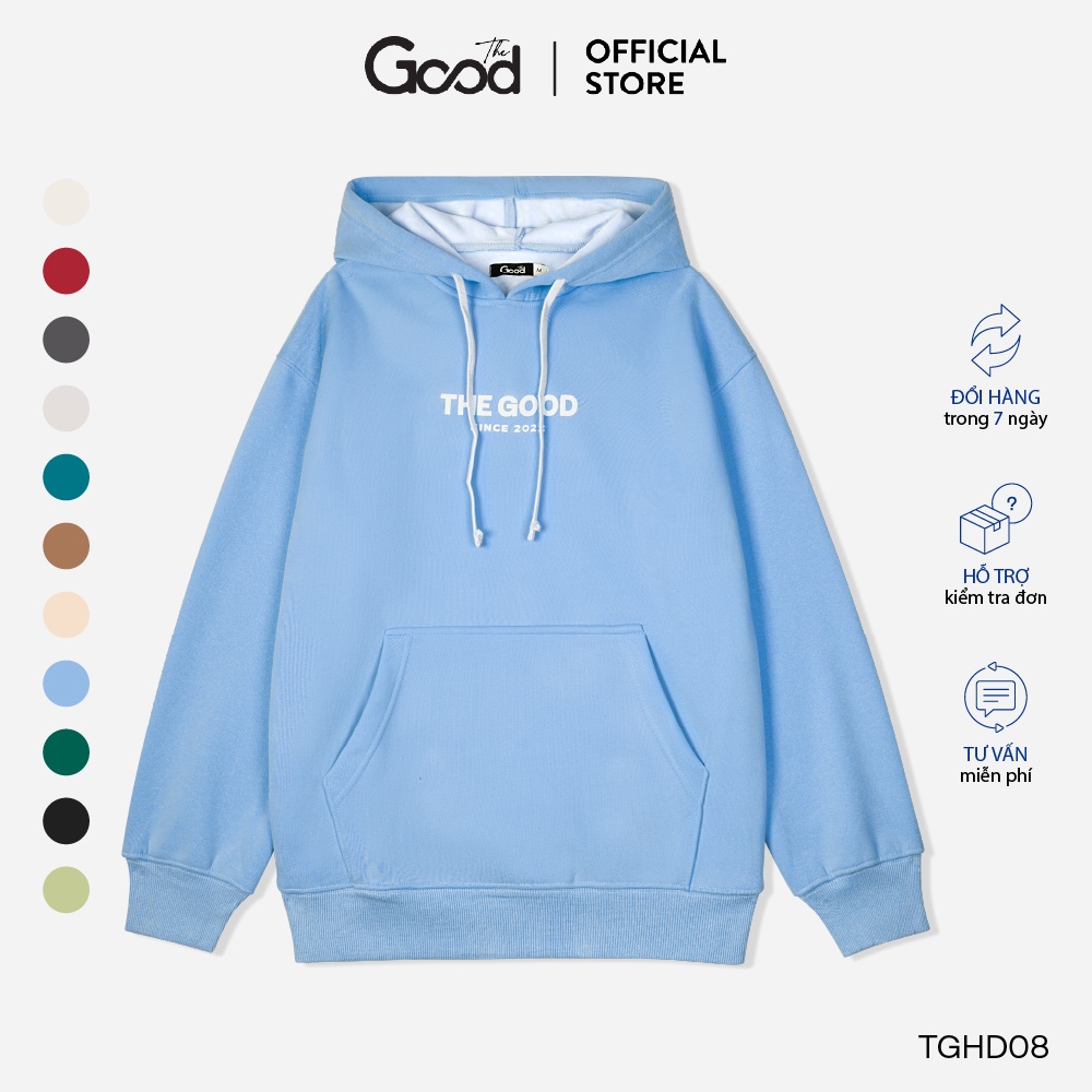 Áo Hoodie Lót Lông Thiết Kế THE GOOD/ Basic Hoodie