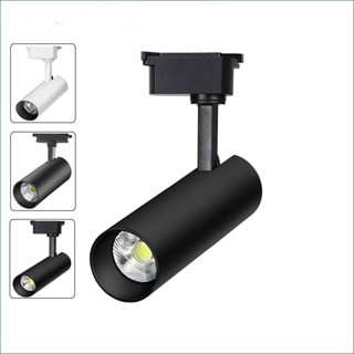 Đèn rọi ray/ đèn ống bơ chiếu điểm, chiếu tranh kiểu dáng thon gọn, sang trọng công suất 10w, 20w, 30w