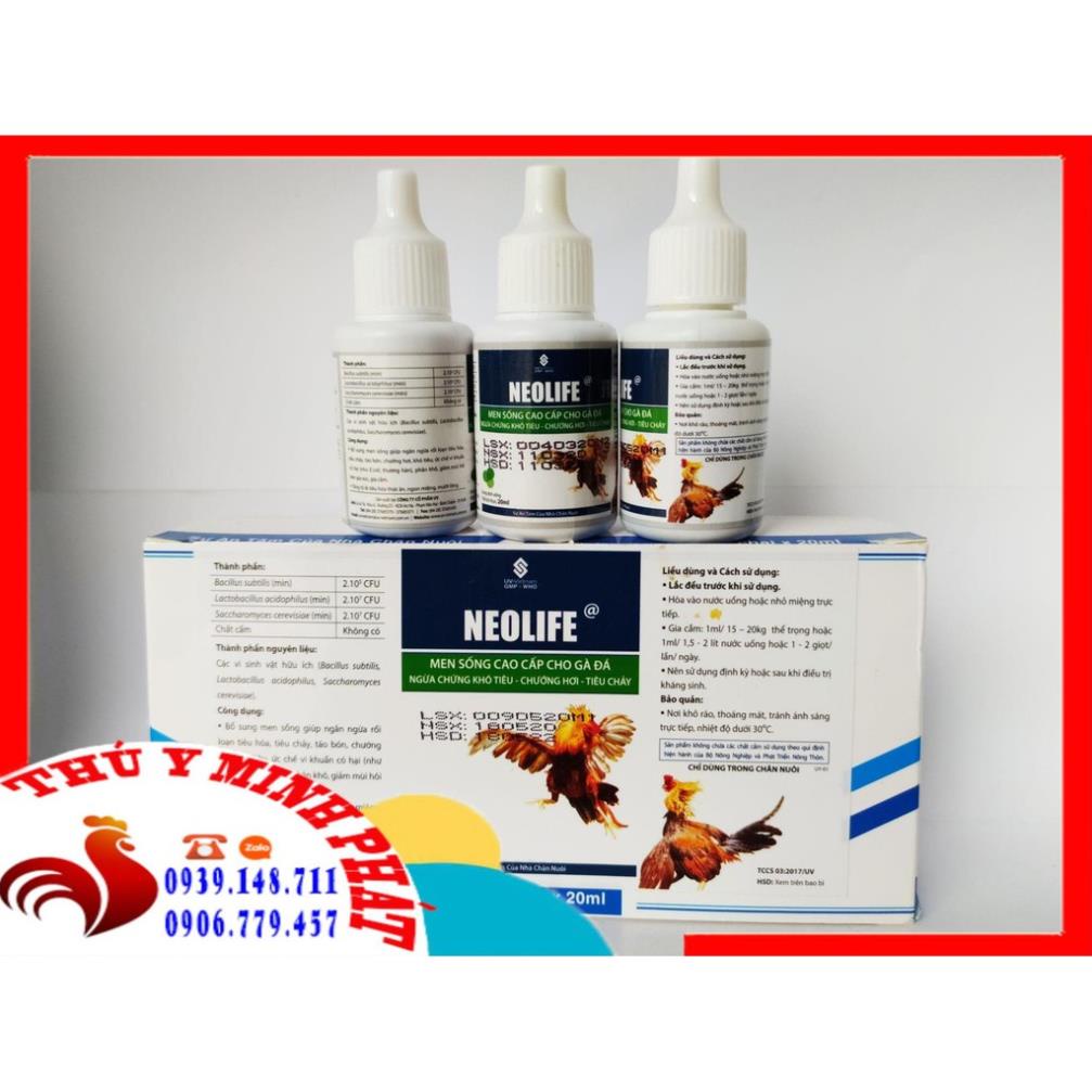 1 HỘP NEOLIFE (10 LỌ 20ML) MEN SỐNG CAO CẤP CHO GÀ ĐÁ