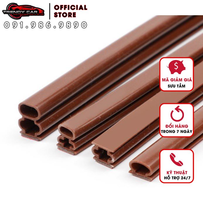 Gioăng dán cánh cửa loại cao cấp siêu dính type D 2 lớp dày 10-15mm, ron cửa chuyên dụng ⚡️PHỤ KIỆN NHÀ CỬA
