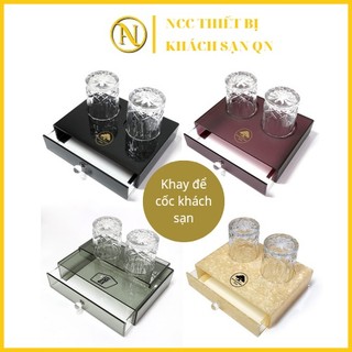 Khay để cốc, để đồ trong nhà nghỉ, khách sạn.