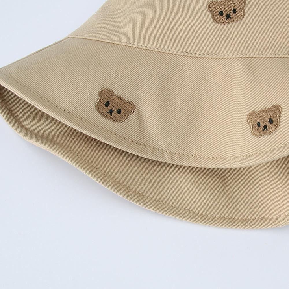 Nón Tai Bèo Cotton Chống Nắng Họa Tiết Chữ Phong Cách Nhật Bản Dễ Thương Thời Trang Mùa Đông Cho Nữ