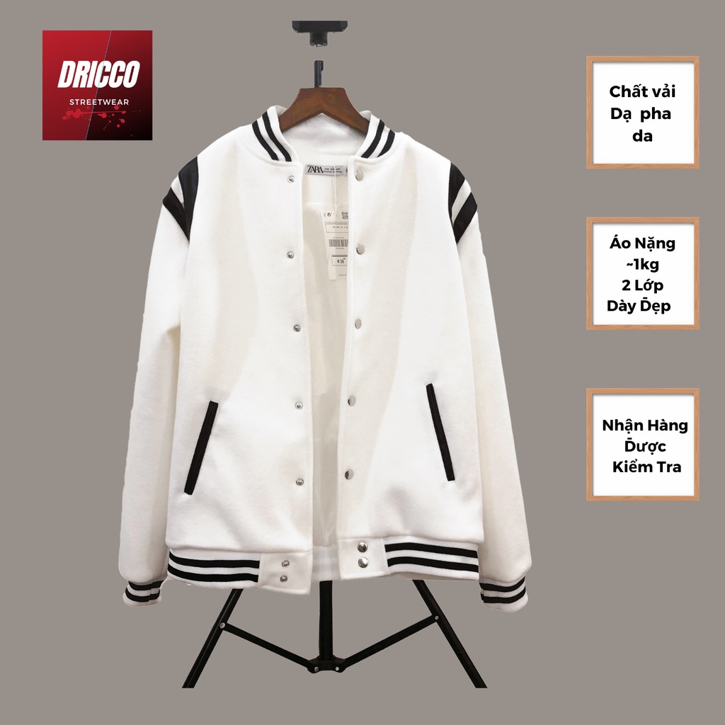 Áo bomber teddy trắng cao cấp hot trend 2022