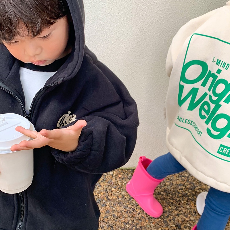 Áo Hoodie Dài Tay Original Cho Bé Trai Và Bé Gái Chất Liệu Nỉ Lót Bông Dày Dặn Ấm Áp Thởi Trang Trẻ Em Anh Store