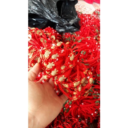 combo 1000 vòng chỉ đỏ may mắn cá giả gỗ