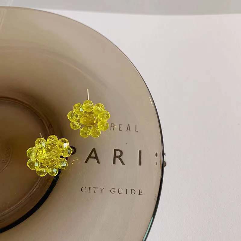 Bông Tai Tua Rua Dáng Dài Họa Tiết Hình Học Màu Vàng Thời Trang Hàn Quốc 2022